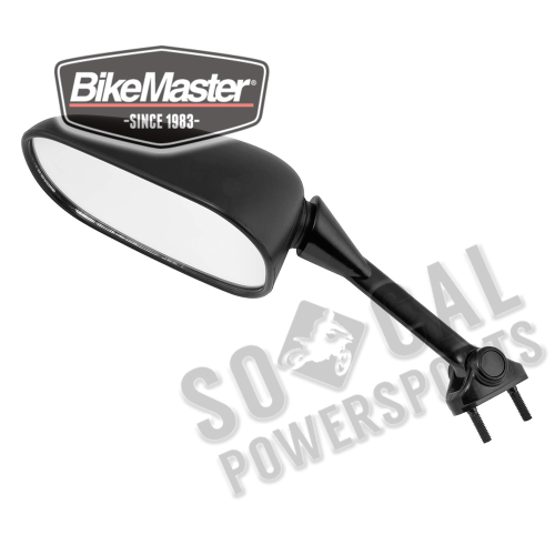 BikeMaster - BikeMaster OEM Replacement Mirror - Left - Black - 600349