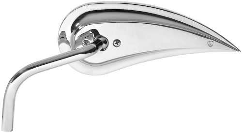 Arlen Ness - Arlen Ness Micro Die-Cast Rad III Teardrop Mirror - Left - Chrome - 13-072