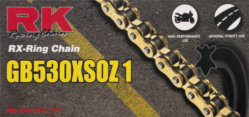 RK - RK 530 XSOZ1 GB Chain - 108 Links - Gold - GB530XSOZ1-108