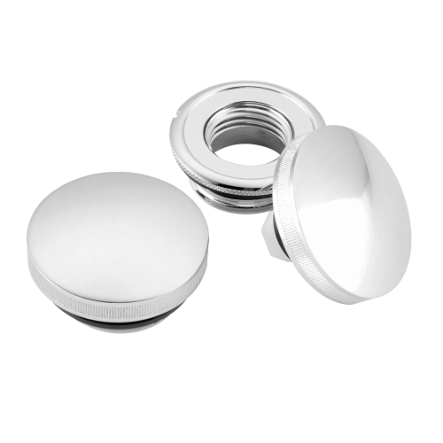 Bikers Choice - Bikers Choice Ratchet Style Gas Cap with Check Valve - Domed - 482476