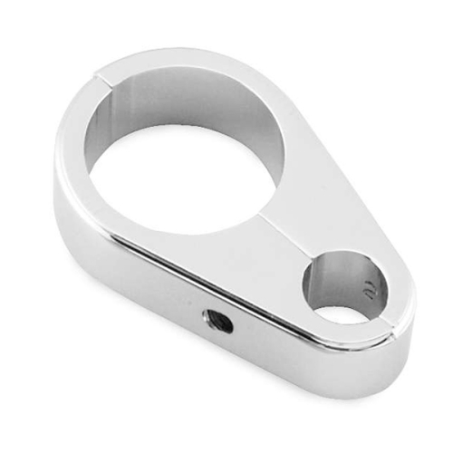 Bikers Choice - Bikers Choice Single Cable Throttle Clamp - 1in. Handlebars - Plain - 489801