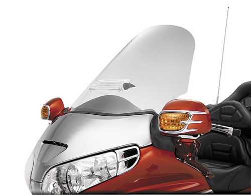 Show Chrome - Show Chrome Sweptback Windshield - Clear with Vent - 20-518