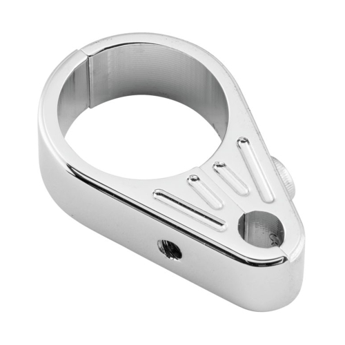 Bikers Choice - Bikers Choice Single Cable Throttle Clamp - 1in. Handlebars - Slotted Chrome - 489796