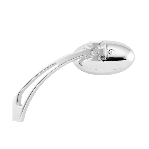Bikers Choice - Bikers Choice Oval Girder Cross Stem Mirror - 493223