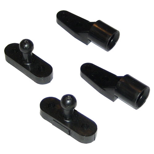 Perko - Perko Door Catches - Black Nylon - Pair
