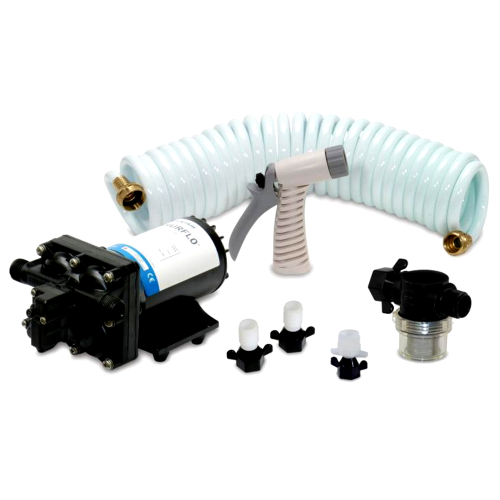 Shurflo by Pentair - Shurflo by Pentair BLASTER&trade;II Washdown Kit - 12VDC, 3.5GPM w/25&#39; Hose, Nozzle, Strainer &amp; Fittings