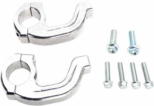 Moose Racing - Moose Racing Inner Mount Clamp for Contour Handguard - Silver - 50-236S