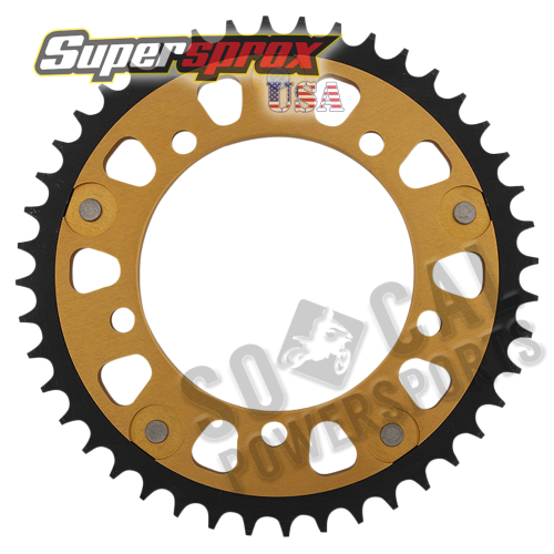 Supersprox - Supersprox Stealth Rear Sprocket - 44T - RST-1800-44-GLD