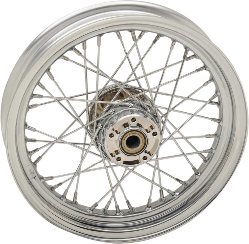 Drag Specialties - Drag Specialties Laced 40 Spoke Front Wheel - 16x3 - Chrome - 0203-0619