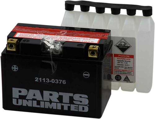 Parts Unlimited - Parts Unlimited AGM Maintenance Free Battery - 2113-0376