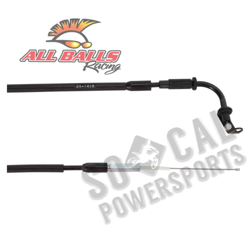 All Balls - All Balls Black Vinyl Throttle Cable - 45-1064