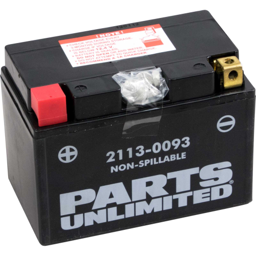 Parts Unlimited - Parts Unlimited AGM Factory Activated Maintenance-Free Battery - CTZ14S