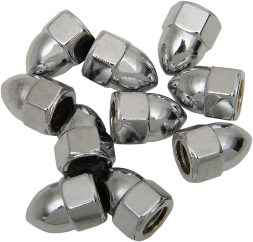 Drag Specialties - Drag Specialties Chrome Acorn Nuts - 5/16in.-18 - MPB105