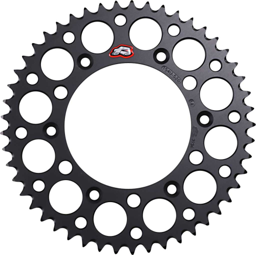 Renthal - Renthal Ultralight Rear Sprocket - Black - 49T - 154U-520-49-BK
