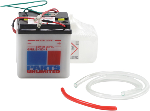 Parts Unlimited - Parts Unlimited 6V Conventional Battery Kit - 6N5.5-1D-1-FP