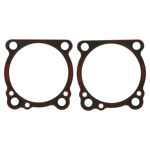 James Gasket - James Gasket Cylinder Base Gasket - .010in. - Rubber Coated Metal with Bead - 16774-96-XT2