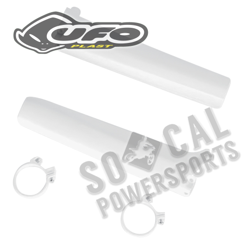 UFO Plastics - UFO Plastics Fork Slider Protectors - White - SU02943041
