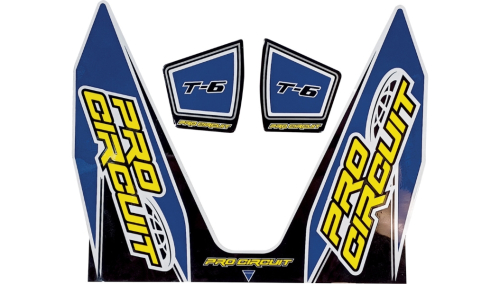 Pro Circuit - Pro Circuit T-6 Exhaust Decal - Dark Blue - D22T6-DB