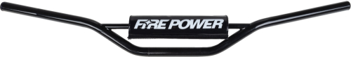 Fire Power - Fire Power Carbon Steel Anodized Handlebar - Black - 063201111