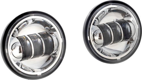 Letric Lighting Co. - Letric Lighting Co. 4.5in. Passing Lamp LED Inserts - Chrome - LLC-LPL-C