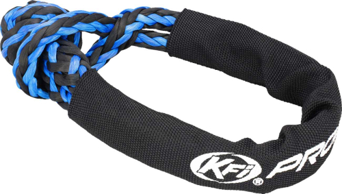 KFI Products - KFI Products Soft Shackle - 7/8in. x 6in. - Blue/Black - KFI-SS-44