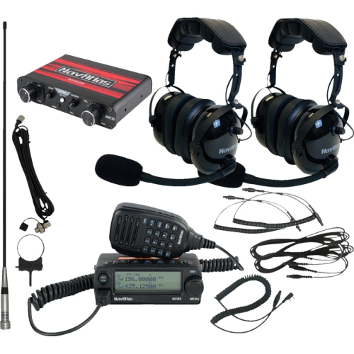 NavAtlas - NavAtlas Wide Kit with Over the Head Headset - Two Premium Headsets - Black - NI2ROHBK2