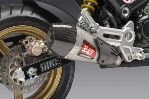 Yoshimura - Yoshimura RS-9T Street Series Slip-On - Stainless Steel Muffler - Carbon Fiber End Cap - 12122BR520