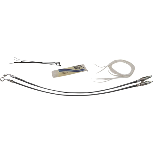 Fat Baggers, Inc. - Fat Baggers, Inc. EZ Install Handlebar Kit - Black Braided - 109712-B