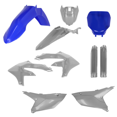 Acerbis - Acerbis Full Plastic Kit - with Tank Ccover - Blue/Gray - 2979591099