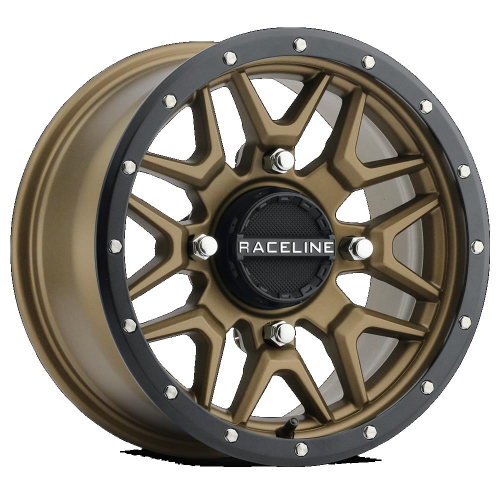 Raceline - Raceline Krank Wheel - 14x7 - 6+1 Offset - 4/156 - Black/Bronze - A94BZ-47056+38