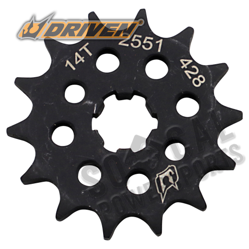 Driven Racing - Driven Racing Steel Front Sprocket - 14T - 2551-428-14T