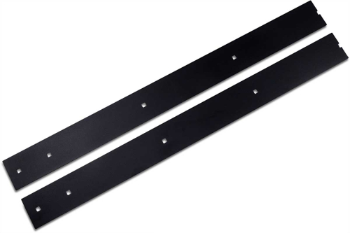 Moose Utility - Moose Utility Heavy-Duty Blade Steel Wear Bar - 66in. (2 Pcs) - Matte Black - 2557PFMTBLK