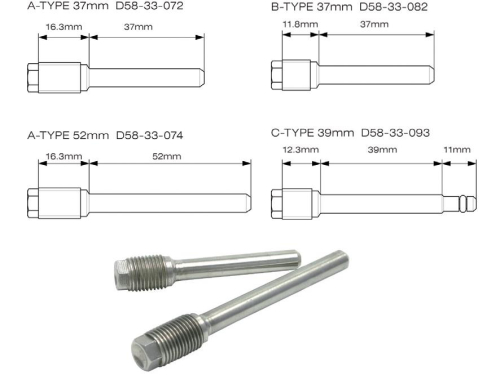 DRC - DRC Brake Pins - Front - D58-33-072