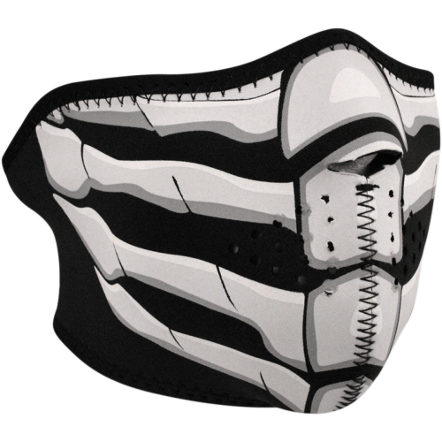 Zan Headgear - Zan Headgear Half Face Mask - WNFM168HG - Bone Breath Glow - OSFM