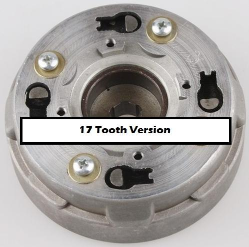 Outside Distributing - Outside Distributing Semi-Auto Clutch Assemby - 50/125cc - 17 Tooth - 11-0107