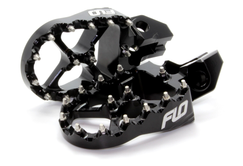 Flo Motorsports - Flo Motorsports Pro Series Foot Peg - Black - FPEG-797BLK