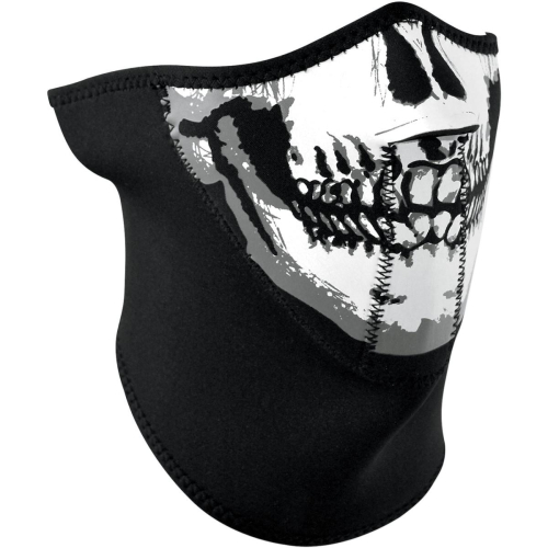 Zan Headgear - Zan Headgear 3 Panel Half Mask - WNFM002H3 - Skull Face - OSFM