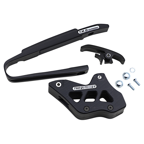 T.M. Designworks - T.M. Designworks Baja-Rally Chain Slide-N-Guide Kit - Black - KTM-225-BK