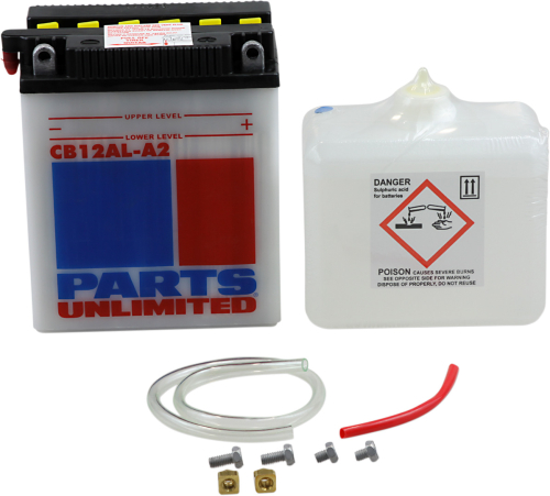 Parts Unlimited - Parts Unlimited 12V Heavy Duty Battery Kit - CB12AL-A2-FP