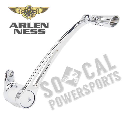 Arlen Ness - Arlen Ness Deep Cut Brake Pedal - Chrome - 19-774