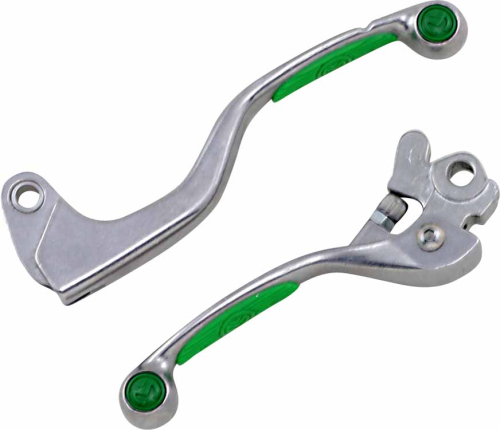 Moose Racing - Moose Racing Competition Lever Set - Green - 1SGWF39