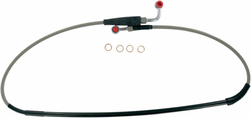 Moose Racing - Moose Racing Stainless Steel Braided Brake Line - H02-1-067/P