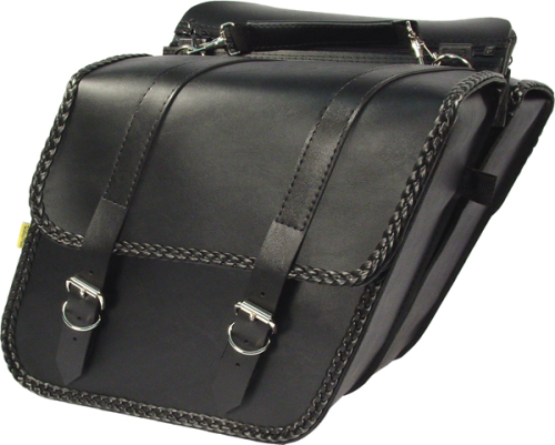 Willie & Max - Willie & Max Braided Slant Saddlebag - SB701