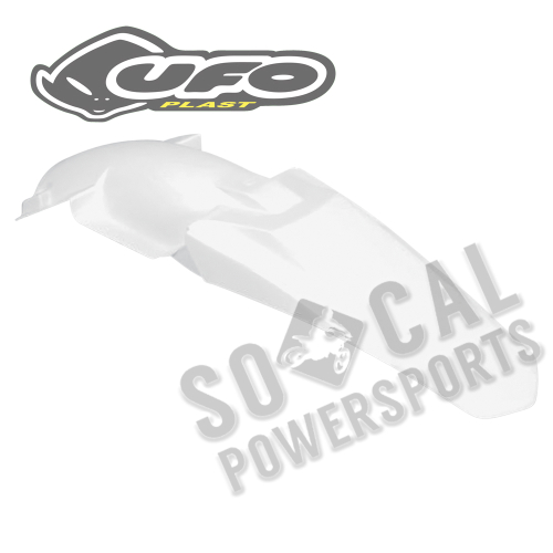 UFO Plastics - UFO Plastics MX Rear Fender - White - YA03857-046