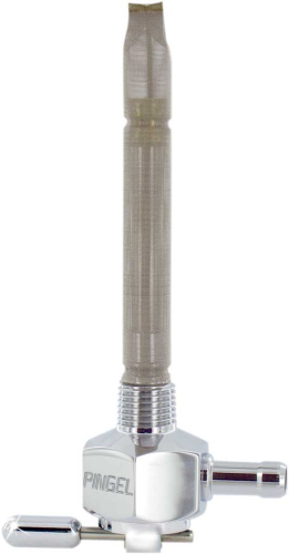 Pingel - Pingel Power-Flo Fuel Valve - 1/4in. Hex NPT Inlet - 180 Deg. Outlet Facing Inward - 6111-AH
