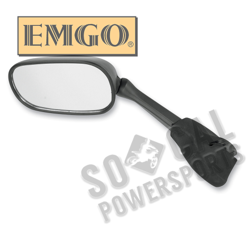 Emgo - Emgo OEM Style Mirror - Black - Left - 20-80572