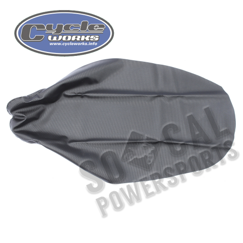 Quad Works - Quad Works Cycle Works Seat Cover - Gripper Black - 36-11504-01