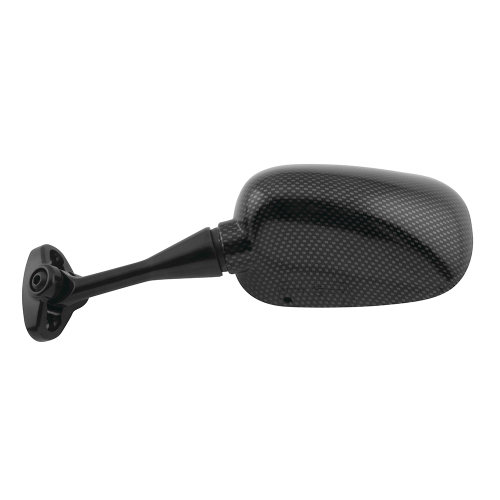 BikeMaster - BikeMaster OEM Replacement Mirror - Left - Carbon Fiber - 600217