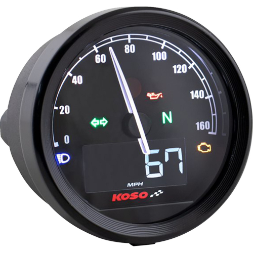 Koso North America - Koso North America TNT-05S D60 Speedometer - BA085001-HD