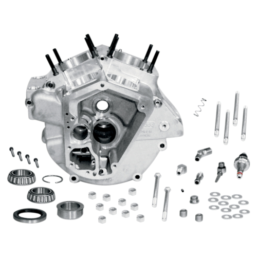 S&S Cycle - S&S Cycle Super Stock Alternator Style Crankcase - Natural - Standard Bore - 31-0003
